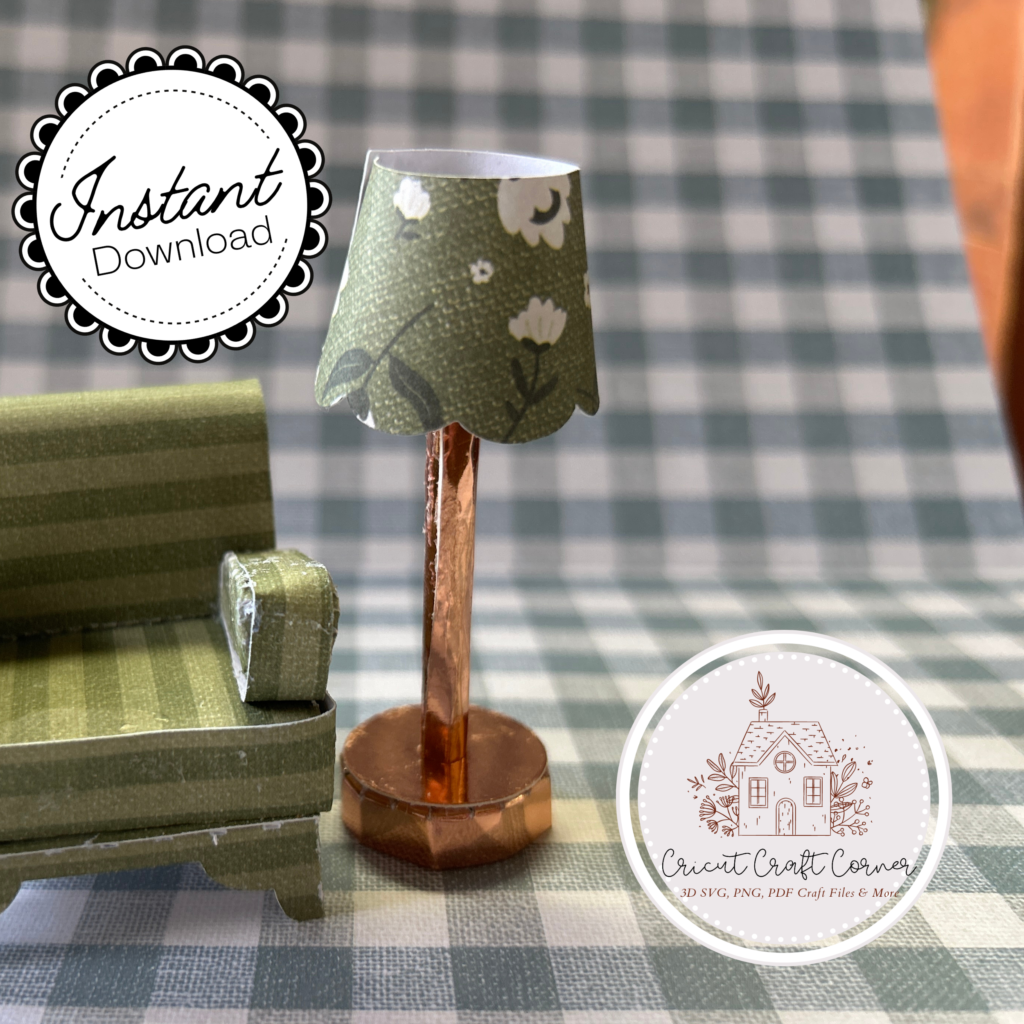 Miniature Standing Lamp SVG